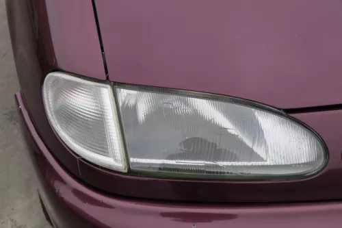 VW Sharan 7M Stoßstange Frontstoßstange vorne Nebelscheinwerfer Fleurie-Rot 93 (184821)