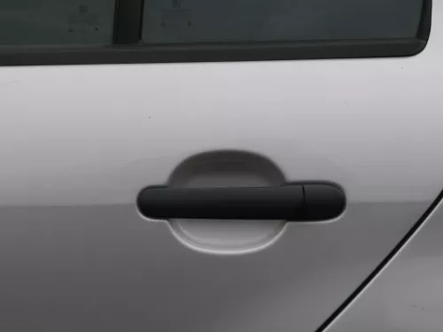 Skoda Fabia 6Y Limousine Schrägheck Tür hinten links grau silber LF7T (184863)