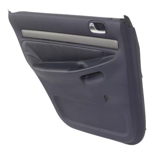 1x A6 4B Türverkleidung Verkleidung Tür hinten links Leder blau royalblau (184874)