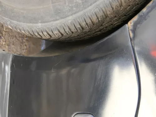 VW Polo 9N Stoßstange Frontstoßstange vorne schwarz L041 (184877)