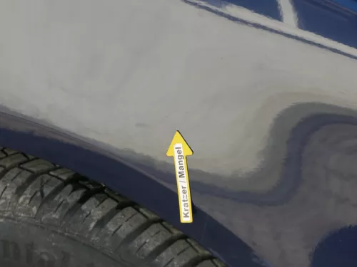 VW Polo 9N Kotflügel vorne rechts blau LB5N bis ca.Bj.2004  (184907)