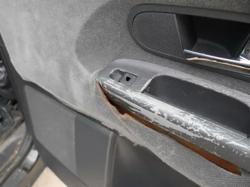1x VW Sharan 7M Türverkleidung Verkleidung Tür hinten rechts Facelift anthrazit (184937)