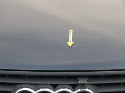 A6 4B Motorhaube Klappe vorn Facelift (ab. Mitte 2002) schwarz LZ9W  OHNE Grill (184966)