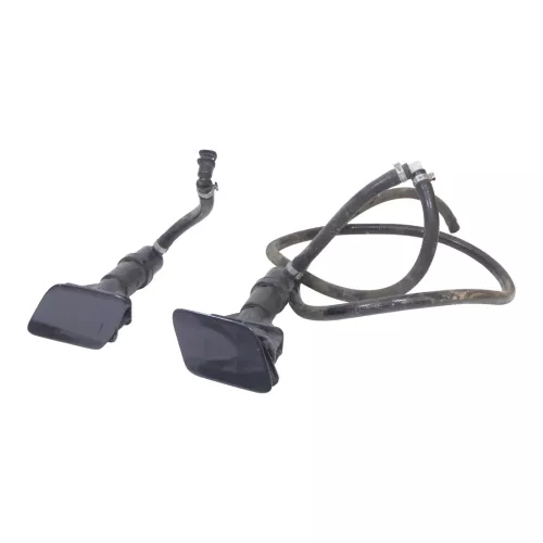 2x A6 4B Allroad Düse Scheinwerferreininungsanlage SWR + Kappen schwarz LZ9W