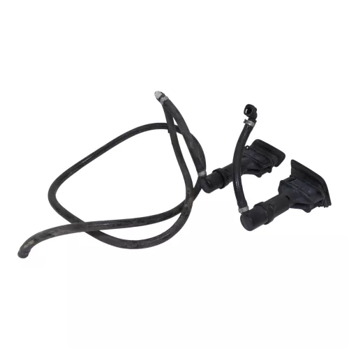 2x A6 4B Allroad Düse Scheinwerferreininungsanlage SWR + Kappen schwarz LZ9W (185001)