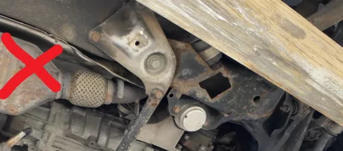 1x A6 4B Hosenrohr Abgasrohr Flexrohr 2,4 BDV AMM ASM  RECHTS Vorkat