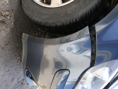 VW Golf 5 5M1 Plus Stoßstange vorne Frontstoßstange Stoßfänger LC5F blau SWR (185023)
