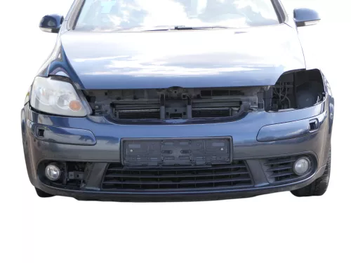 VW Golf 5 5M1 Plus Stoßstange vorne Frontoßstange Stoßfänger LC5F blau SWR (185023)
