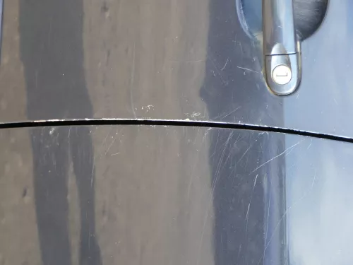VW Golf Plus 5M Türblatt Tür vorne links Fahrertür grau LC5F -Türblatt +Rahmen (185024)