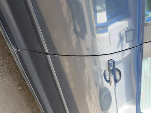 VW Golf Plus 5M Tür vorne rechts Beifahrertür blau LC5F Türblatt + Rahmen (185026)