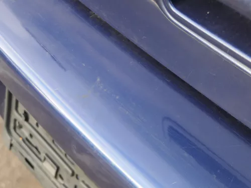 VW Golf 4 Limousine Stoßstange hinten Heckstoßstange Stoßfänger blau LB5N (185085)
