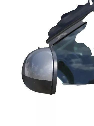 Fabia 5J elektrisch Spiegel Außenspiegel links mit Glas - braun LF8H (185116)