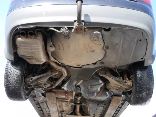 Audi A4 8E B6 Auspuff Endschalldämpfer Endtopf + Mittelschalldämpfer 1,9 TDI AWX (185153)