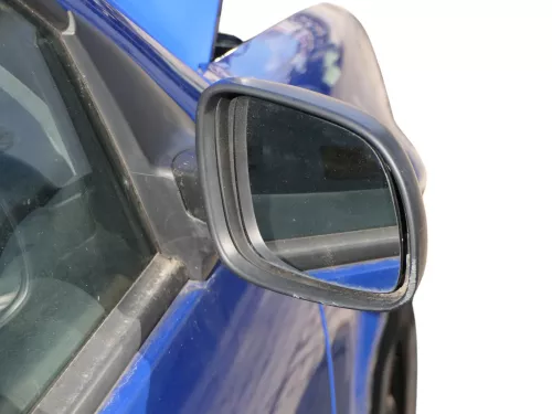 VW Golf 4 Bora manueller Spiegel vorne rechts Außenspiegel schwarz (185166)