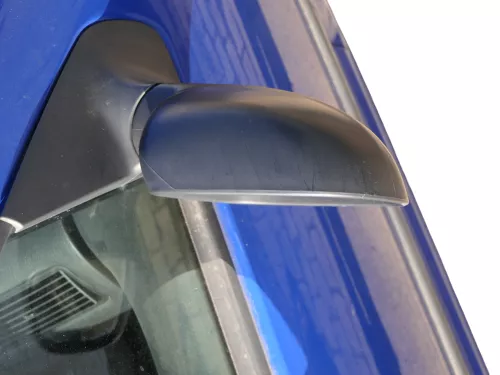 VW Golf 4 Bora manueller Spiegel vorne rechts Außenspiegel schwarz  (185166)