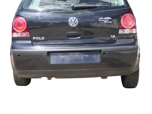 VW Polo 9N 9N3 Stoßstange Heckstoßstange hinten schwarz LC9Z (185206)