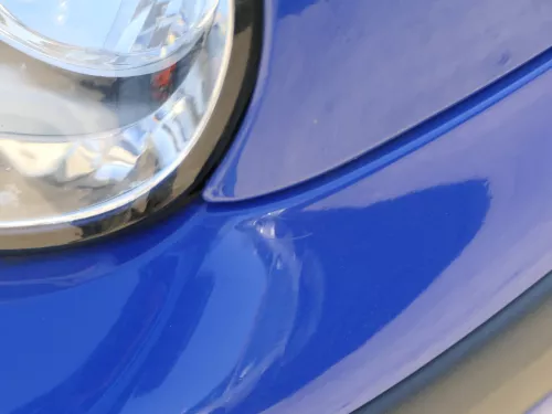 VW Golf 4 1J Stoßstange vorne Stoßfänger vorn blau LA5C (185207)