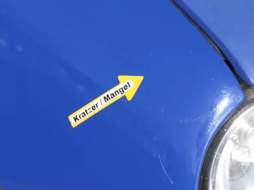 VW Golf 4 1J Kotflügel vorne rechts blau LA5C (185208)