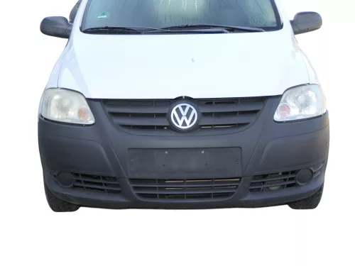VW Fox 5Z Stoßstange vorne Stoßfänger schwarz mit Grill (185225)