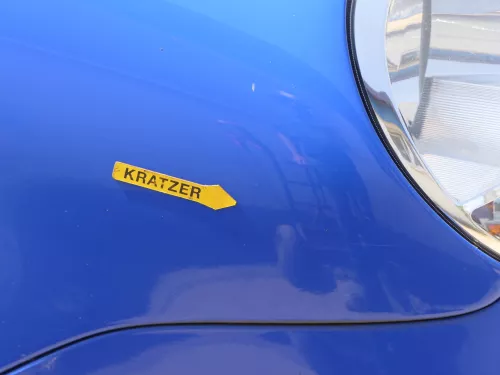 VW Polo 9N Kotflügel vorne rechts blau LA5F bis ca.Bj.2004  (185249)