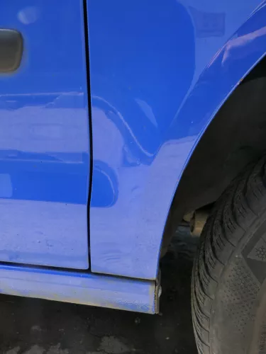 VW Polo 9N Kotflügel vorne rechts blau LA5F bis ca.Bj.2004  (185249)