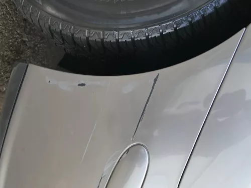 Seat Ibiza 6L Stoßstange Frontstoßstange vorne grau LS7U bis caAnfang2006 (185258)
