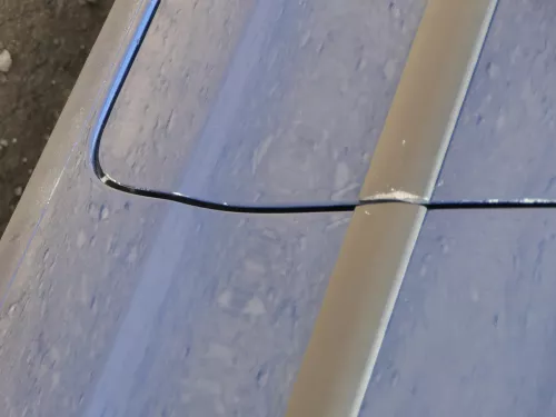 VW Polo 9N 9N3 Tür vorne links Fahrertür 2/3-Türer blau LA5K -ohne Anbauteile (185283)