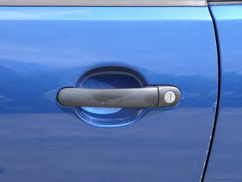 NEIVW Polo 9N 9N3 Tür vorne links Fahrertür 2/3-Türer blau LA5K -ohne Anbauteile (185283)