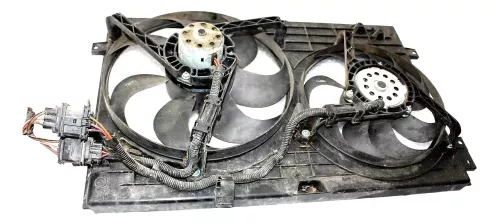 VW Golf 4 Bora Lüfterzarge Lüfter Kühlerlüfter Klimaanlage 1J0121207M 1J0959455M