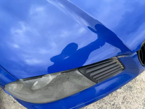 Seat Ibiza 6L Motorhaube Haube Klappe vorne blau LS5G 6L0823031D (180863)