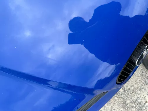 Seat Ibiza 6L Motorhaube Haube Klappe vorne blau LS5G 6L0823031D (180863)