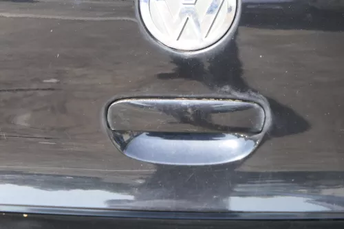 VW Polo 9N 9N3 Griff Heckkklappe Heckklappengriff schwarz L041 ohne Schloß (183242)