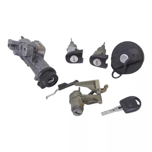 VW Polo 9N 9N3 Schloßsystem 2 Türschloß 1x Schlüssel Zündschloß Heckschloß KEIN