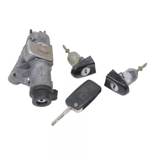 VW Beetle 9C Zündschloß Schloß Zündung 1x Schlüssel + 2x Türschloß links Funk