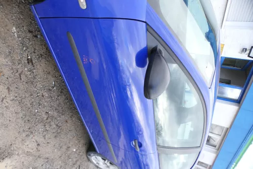 Seat Ibiza 6L Tür Fahrertür 2/3-Türer vorne links blau LS5G ohne Anbautei (180864)