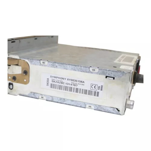 Skoda Fabia 6Y Radio Symphony CD- Player mit Code SkodaAuto (185311)