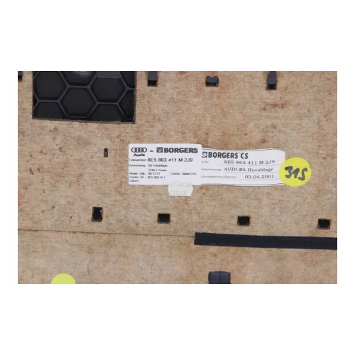 Audi A4 8E B6 B7 Limousine Hutablage Kofferraum dunkel - für elektrisches Rollo (185415)