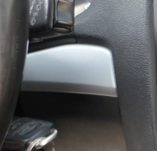 Octavia 1Z vorne Dekor Leisten alu silber Abdeckung Leiste Alu glanzgedreht (185801)