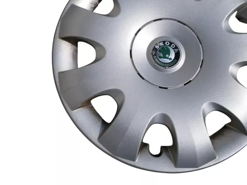 4 Stück Original Skoda Octavia 1Z Radzierkappe Radkappe 15 Zoll 1Z0601147A (185819)