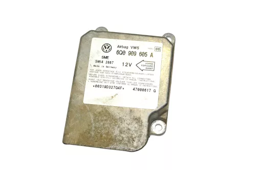 VW Polo 6N2 Bora Steuergerät Airbag Airbagsteuergerät 6Q0909605A Index 06 (103455)