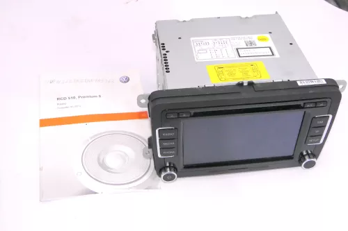 VW Passat 3C Golf 5 Touran Radio CD RCD510 3C8035195F mit Code - SD Karte (112301)