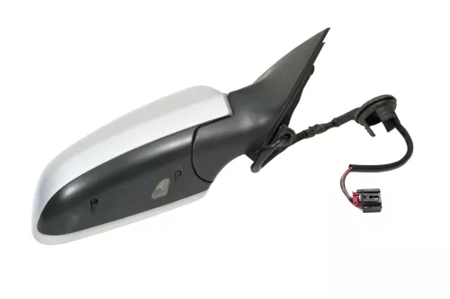 A6 4F C6 Spiegel Außenspiegel rechts elektrisch Umfeldleuchte silber S-line (185857)