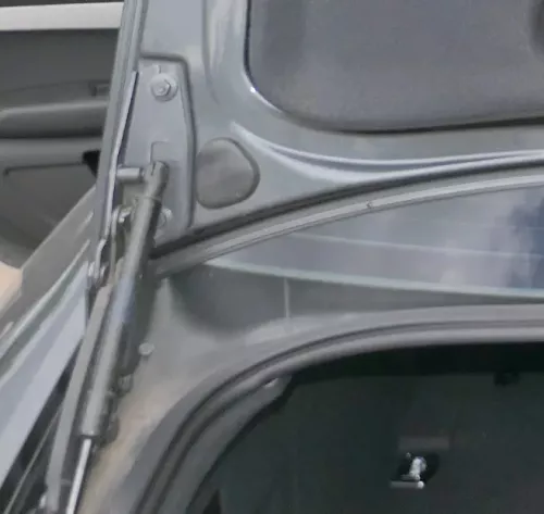 1x A6 4F Limousine Dämpfer Heckklappe hinten links Scharnier grau LZ7S