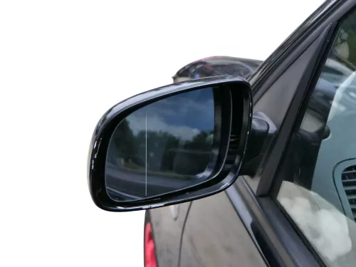 VW Lupo Arosa manueller Spiegel Außenspiegel links manuell schwarz L041 (185991)