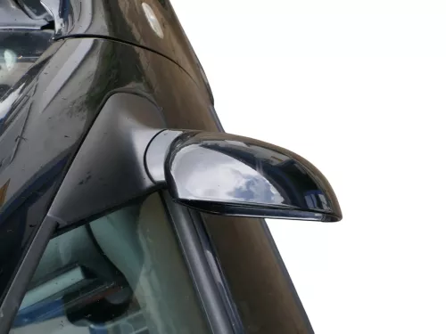 VW Golf 4 Bora elektrischer Spiegel vorne rechts Außenspiegel schwarz L041 Glas (186004)