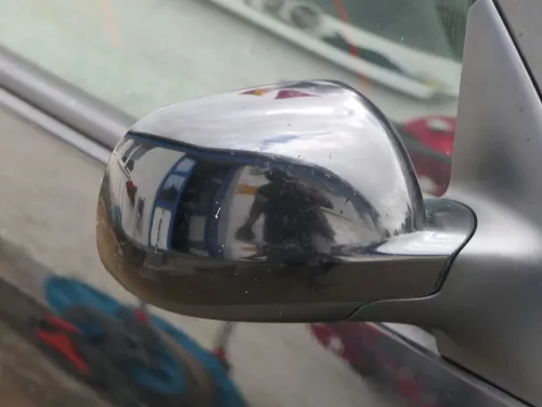 VW Golf 4 Bora elektrischer Spiegel vorne rechts Außenspiegel schwarz L041 Glas