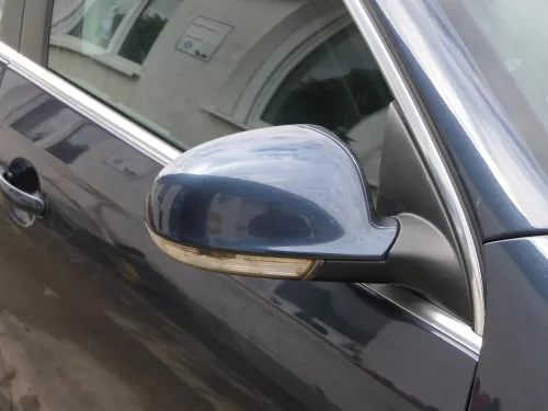 VW Golf Variant elektrischer Spiegel Außenspiegel rechts Blinker blau grau LC5F (186026)