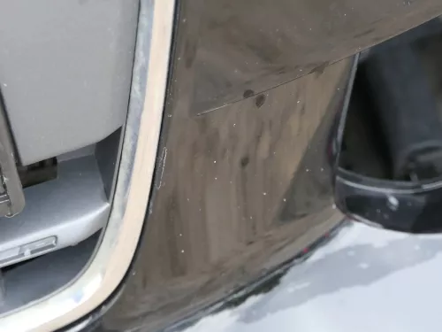 A4 8K B8 Kombi Avant Stoßstange vorne mit Spoiler schwarz LY9B + Grill -BILDER! (186154)