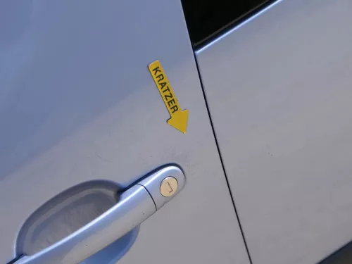Skoda Roomster 5J Tür vorne links Fahrertür blau LF5Y (ohne Anbauteile) (186254)