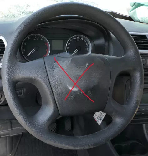 Skoda Fabia 5J Roomster Octavia 1Z Lenkrad 4-Speichen 1Z0419091M